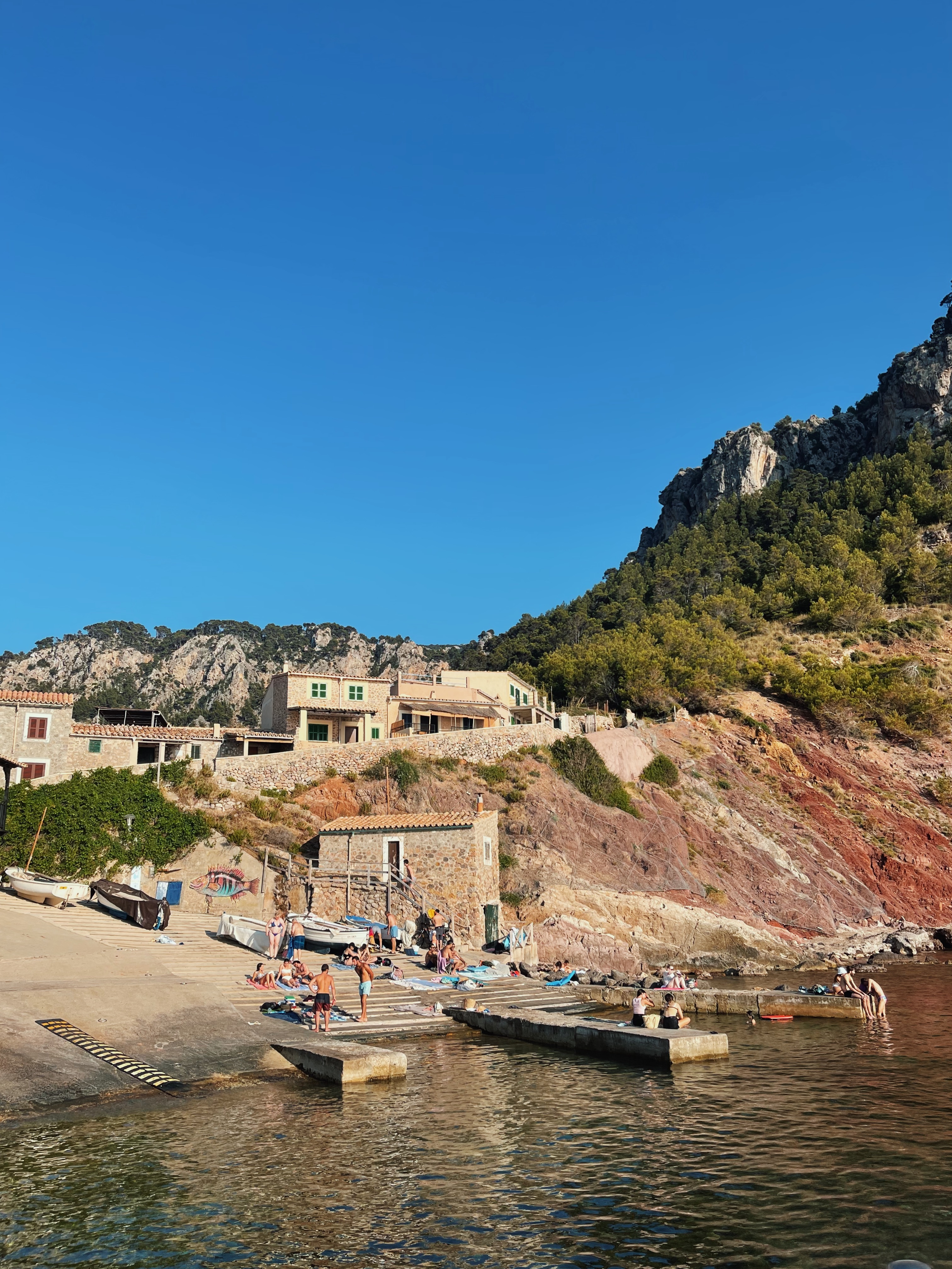 Tramuntana mountain range overlooking the sea